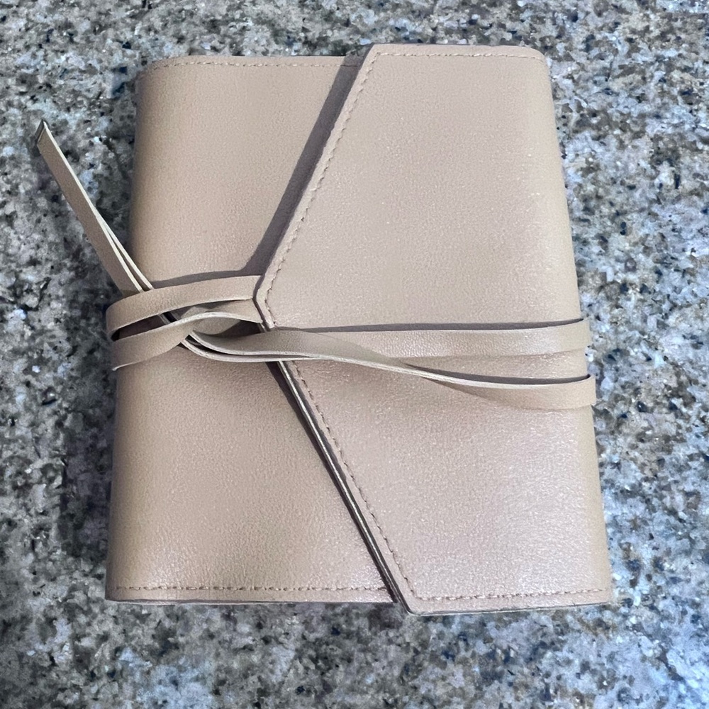 Glass Ladder & Co. Vegan Leather Journal / Planner Wrap Cover - Nude/Tan